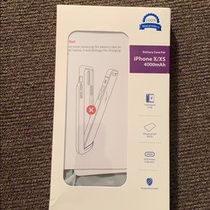Battery case for iPhone X/XS 4000mAh